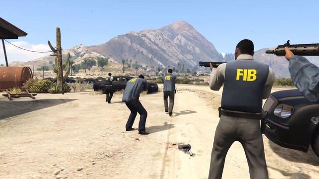 US Army vs FIB - GTA 5 NPC Wars