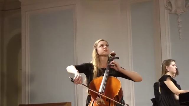 Robert Schumann Adagio&Allegro.Татьяна Боярина (виолончель), Екатерина Макаренко (Задорожная) (ф-но
