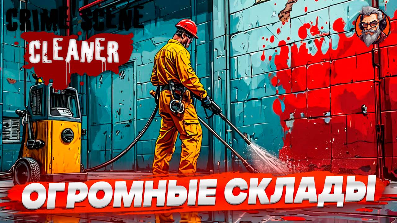 Огромные склады - Crime scene cleaner стрим прохождение #9