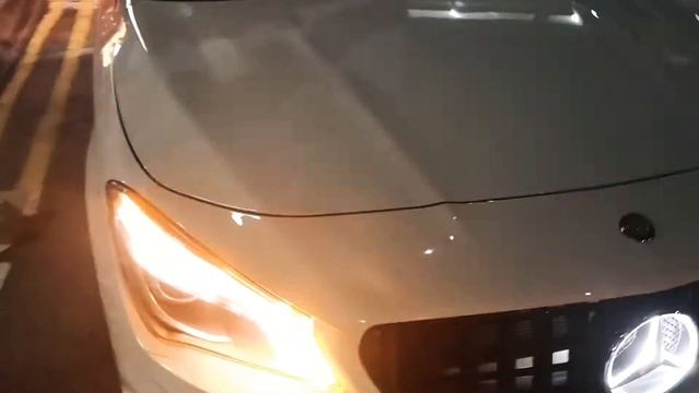 Mercedes CLA dynamic signal light led, Emblem light