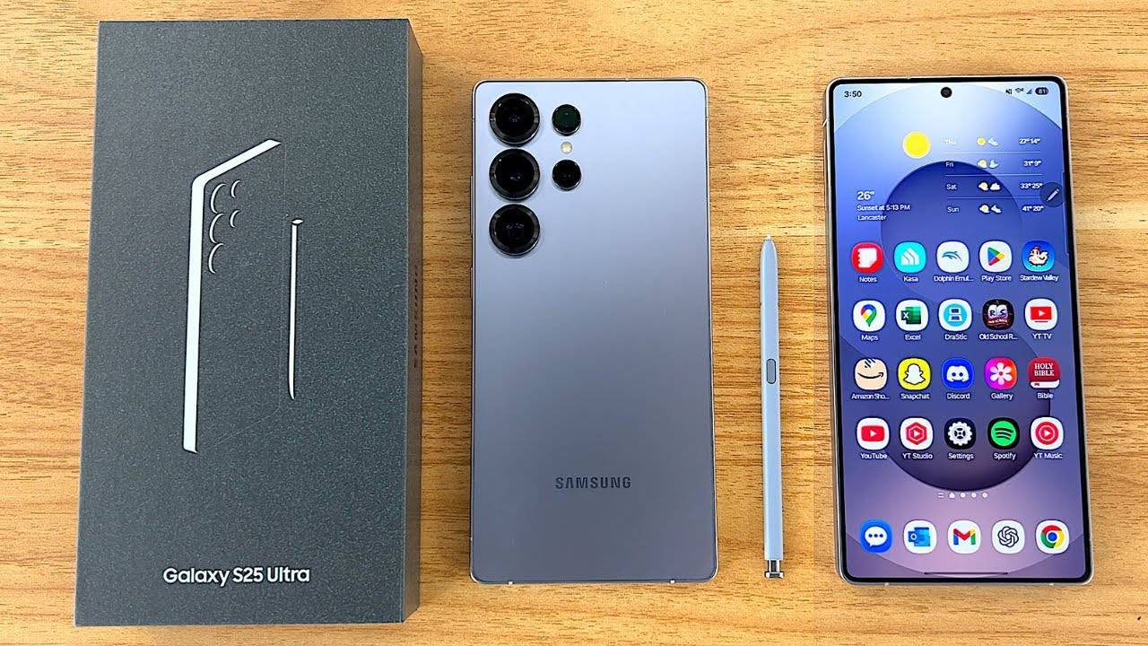 Распаковка Samsung Galaxy S25 Ultra