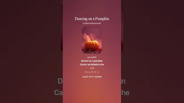 Dancing on a Pumpkin