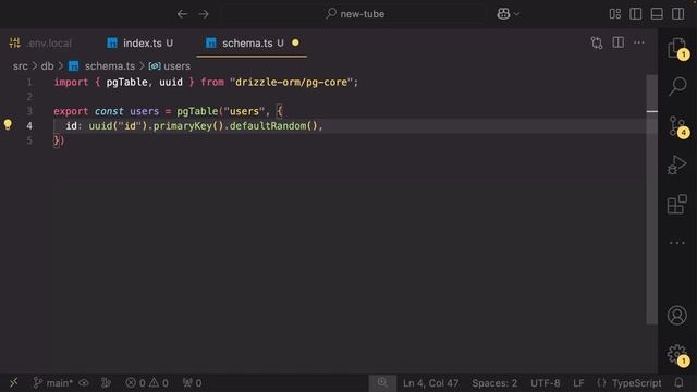 5. Database setup