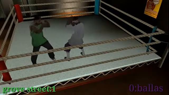 Grove street VS Ballas боксерский матч (Gta san andreas)