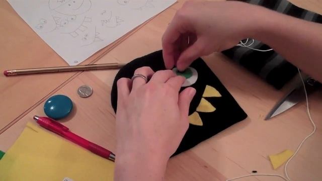 Monster Halloween Hat Easy DIY