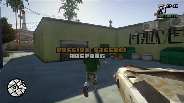 Grand Theft Auto: San Andreas Walkthrough W/ Graphic Mods Part 4 - Ryder is HIGH (PC)