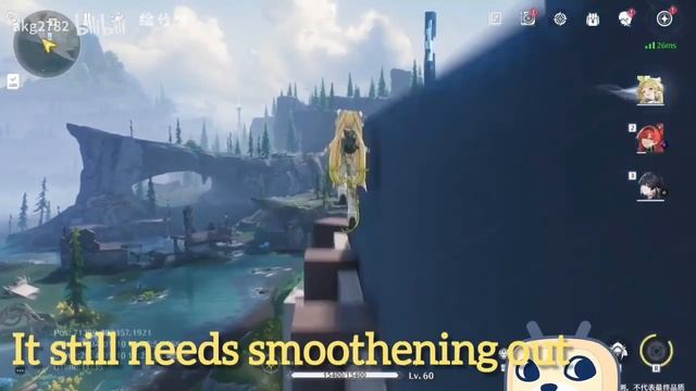 Wuthering Waves Best Parkour Skills Gameplay. (CBT2)
