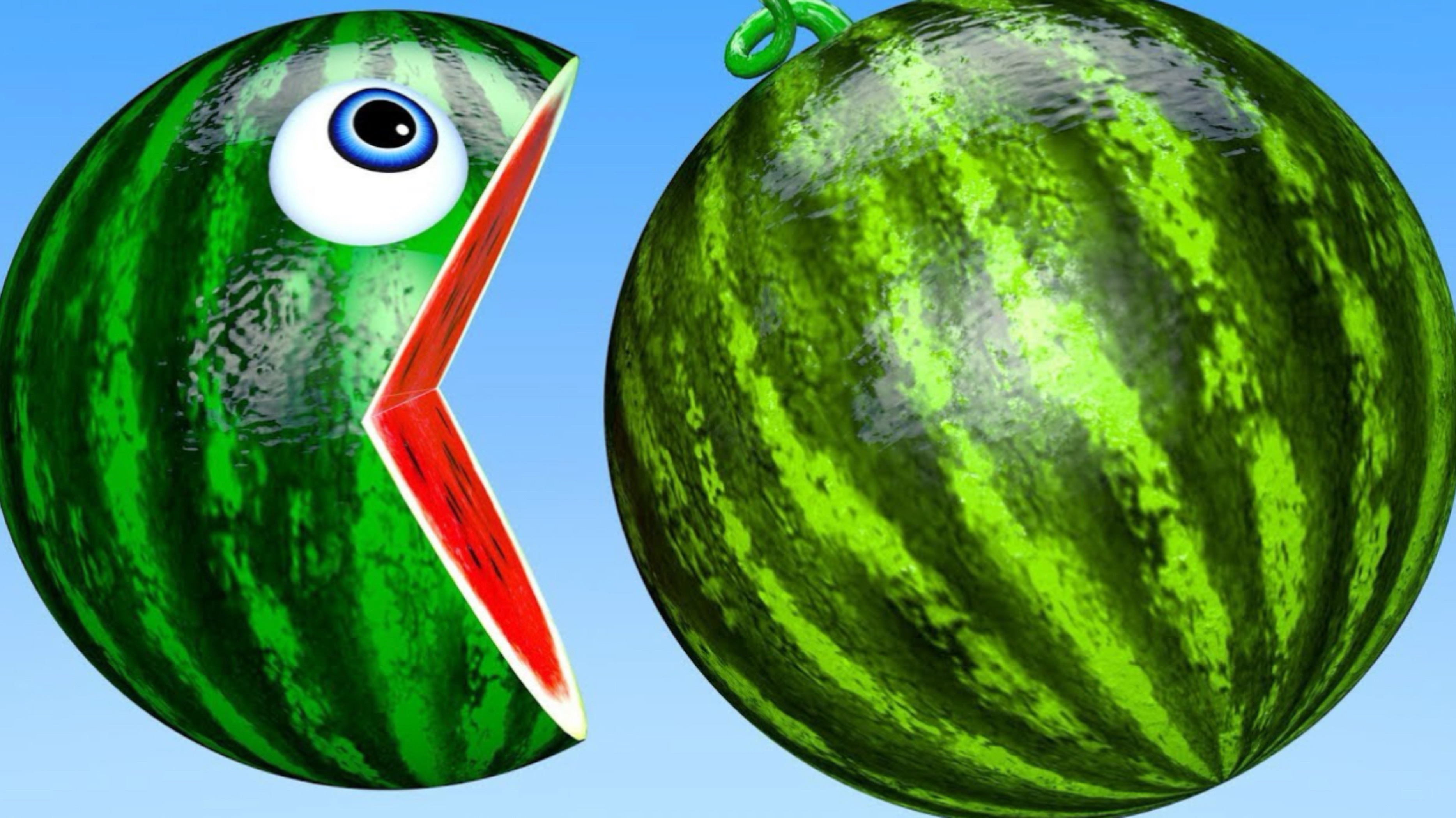 Учим цвета PACMAN и фермерский кролик, лепим арбуз, футбольный мяч, уличный транспорт для детей