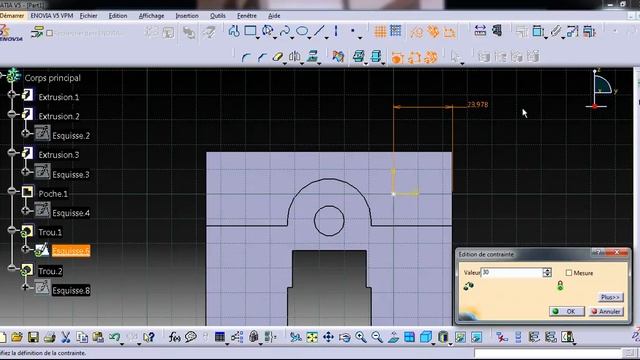 CATIA V5 Tutorial #15 - Mechanical bench vise  #1 (part1)