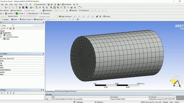 Ansys mesh