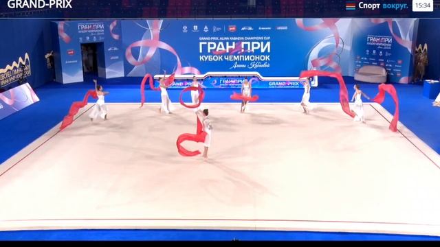 Дина и Арина Аверины приняли участие в открытии Гран При в Москве