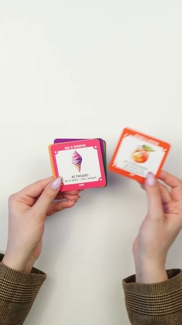 Карточки для запоминания испанских слов. Начальный уровень (набор 365 шт.)