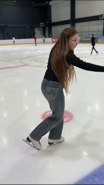 На катке в Москве.