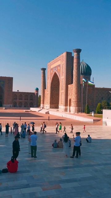 🕌🇺🇿 Fabulous Samarkand, Uzbekistan #shorts #travel #uzbekistan #samarqand #registan #trip #world