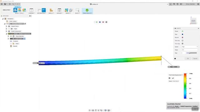 Understanding Modal Vibration Results in Fusion 360