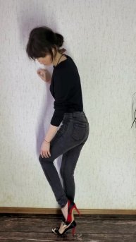 Лонгслив Adora.woman Облегающий чёрный из хлопка. Арт: 330113851