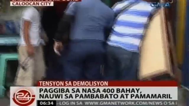 24 Oras: Paggiba ng mga bahay sa Caloocan, nauwi sa pamamaril
