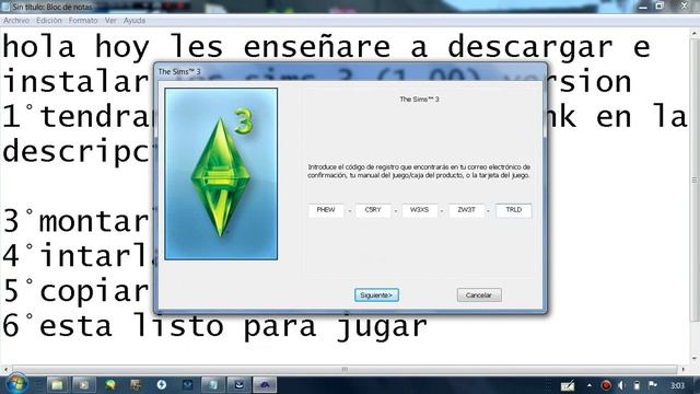 descargar e instalar los sims 3 versión 1.0 torrent