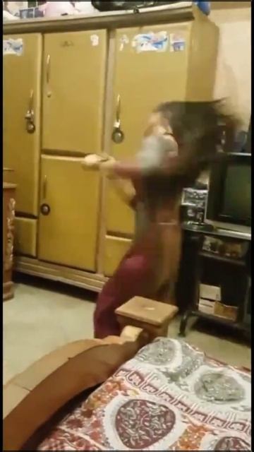 Young Girl Amazing Dance At Home