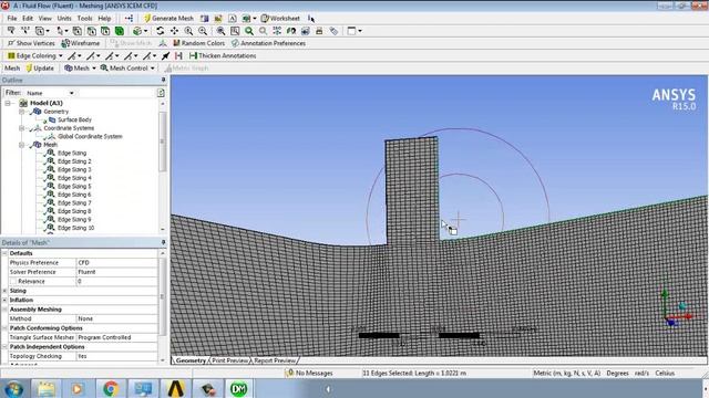 Ansys Tutorial  -  CFD Of Venturi 2D Using Fluid Flow (Fluent) Module