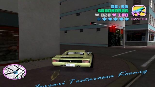Gta Vice City 6 Star Police Chase Rampage (VC Dawn Town Place War Part 3) By Hum Pak Gamerz