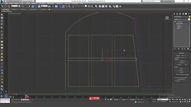 3ds max Bar Counter Design Tutorial | Bar 3d Architecture Design | Desk FX | Bar Stall design Part