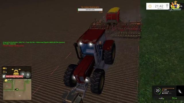 Стрим:Farming Simulator-2015.На карте.Холмы Вестбриджа.Шестая серия.13.06.2016г.