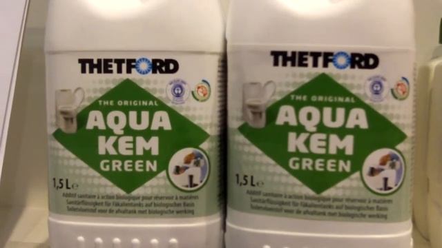 Thetford Aqua kem green als biologisch alternatief voor de cassettetank