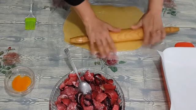 ERİKLİ TURTA/СЛИВОВЫЙ ТАРТ/СЛИВОВЫЙ ПИРОГ