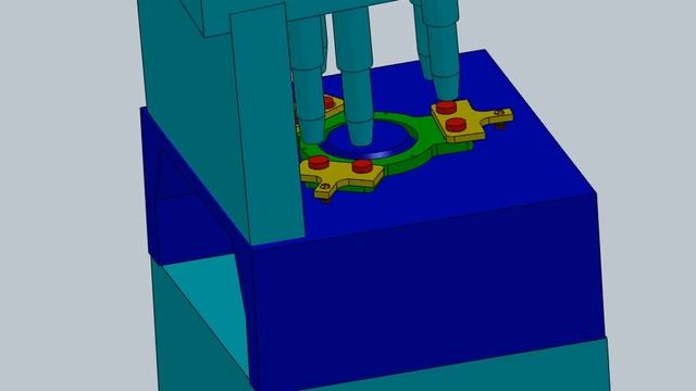 6 wheel Bolt Pressing with jig and fixture arrangement.avi