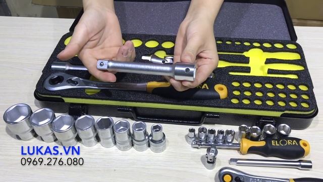 Bộ socket 46 món 714-6MU OMS Elora Germany