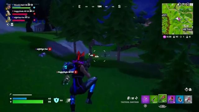 Fortnite Clip of Eliminations {ft: Me Shadow Bolt 20 & HuggyDude HD 95 & Eighties-Fan}