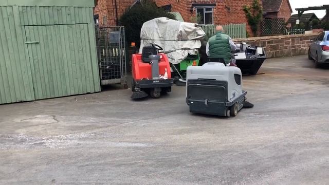 Nilfisk SR1101B Ride on Battery Powered Sweeper