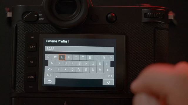 Leica SL2 - Create Camera Profiles for photo and video.