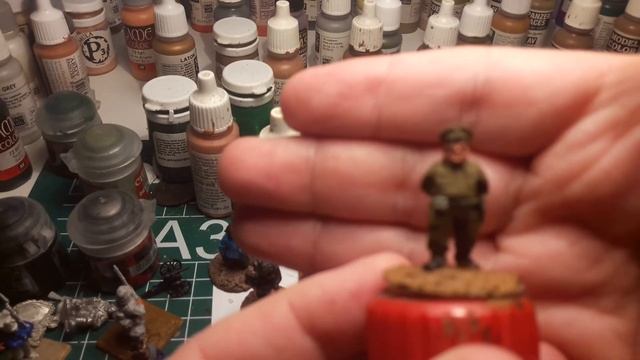 Projet peinture video 1 para anglais 28mm Bolt action