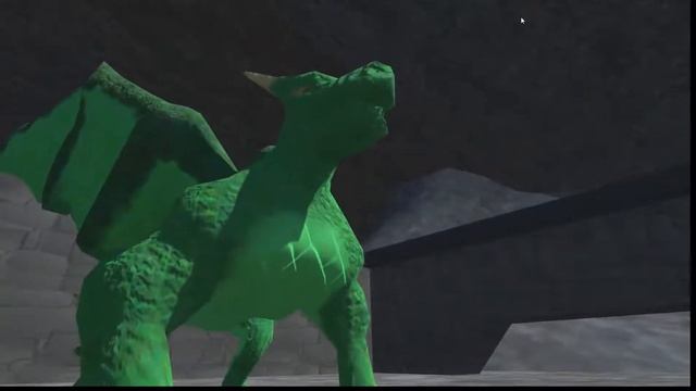 Green Dragon 3D Model - Zbrush, Blender, Unity3D