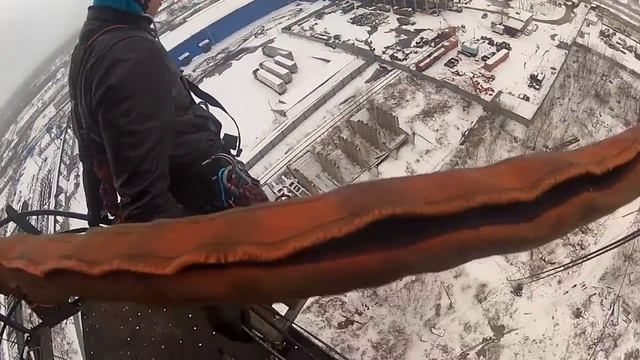 Ropejumping Труба Полтинник 50м GoPro 06/04/13 вид сверху