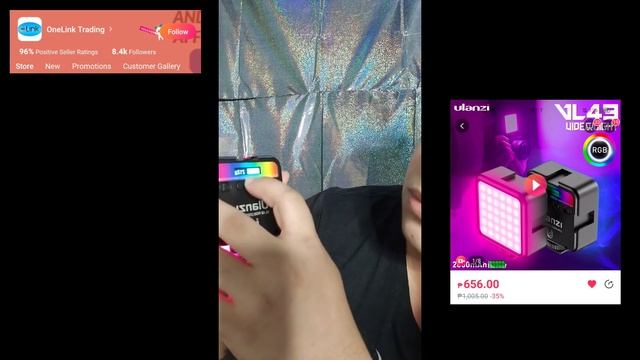 ULANZI (VL49) RGB unboxing #lazada #Ulanzi #rgb #makeupartist