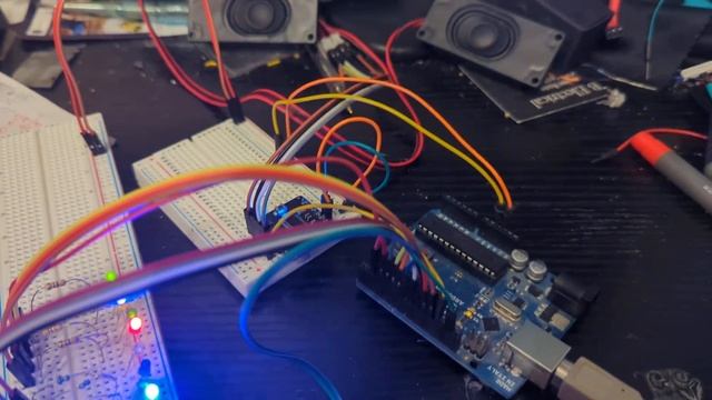 Arduino with controlled leds and Sound