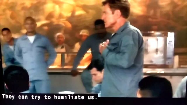 The Last Castle (2001) : Mess Hall Scene/Uniform Code Of Military Justice