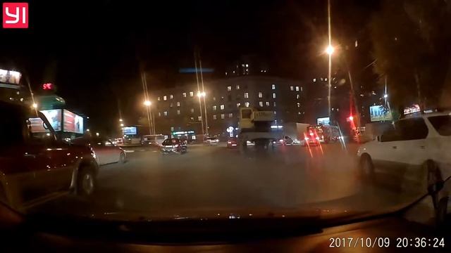 YI dash cam 1080p съемка ночью