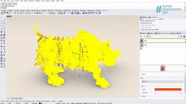 Tutorial Rhinoceros 6 - Novos Recursos de Rendering