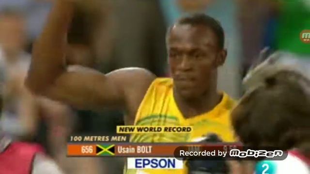 Récord mundial de Usain Bolt 9,58