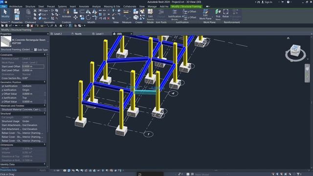 🟡Beginner Revit Structure Concrete Project