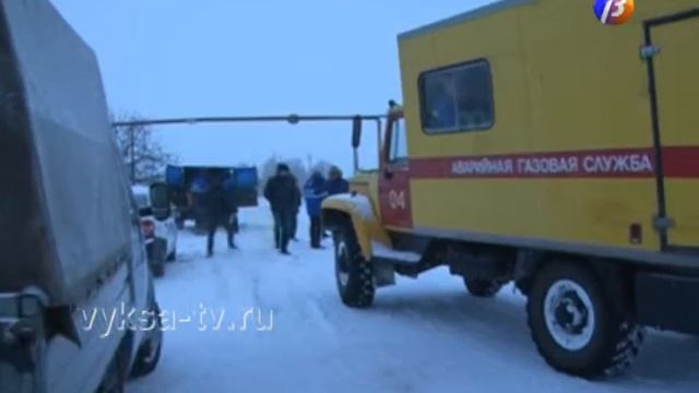 В Бл. Песочном была сбита опора газопровода.