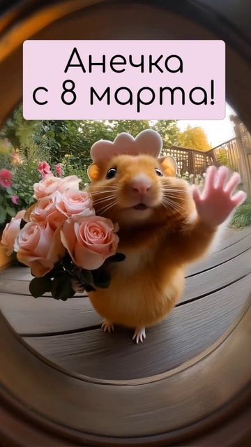 С 8 марта поздравление для Ани