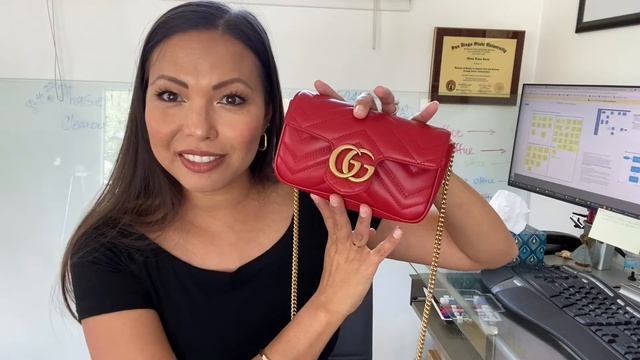True Unboxing ❤️ Gucci Marmont Super Mini | First Impression| 7 Ways to Wear #gucci #supermini