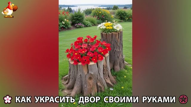 Как украсить двор дома фото идеи (192) 🏡 для дачи и сада своими руками 🌷🪻🌺💮