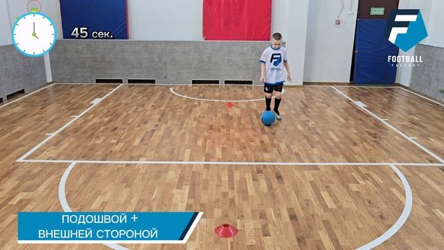 ТРЕНИРОВКА ИНДИВИДУАЛЬНОЙ ТЕХНИКИ. 
РАЗВОРОТЫ С МЯЧОМ. 
ВОЗРАСТНАЯ ГРУППА: 5-9 ЛЕТ.