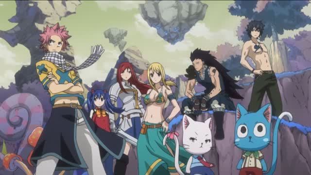 Хвост Феи опенинг 8 / Fairy Tail opening TV OP08 - The Rock City Boy (JAMIL) Creditless